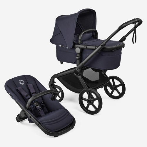 Bugaboo Καρότσι & Πορτ-Μπεμπέ Fox 5 Renew 2 σε 1 Black/Deep Indigo