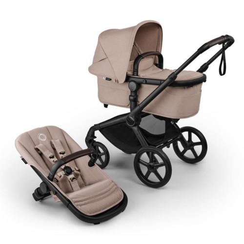 Bugaboo Καρότσι & Πορτ-Μπεμπέ Fox 5 Renew 2 σε 1 Black/Dessert Taupe Melange