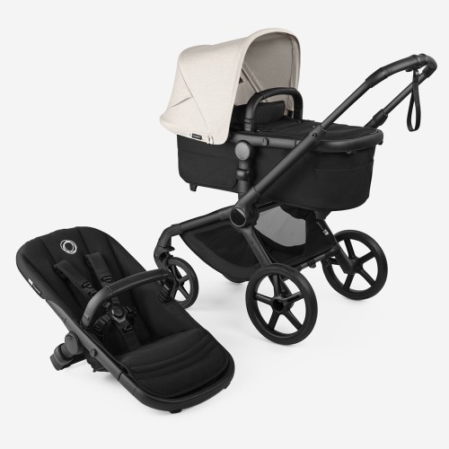 Bugaboo Καρότσι & Πορτ-Μπεμπέ Fox 5 Renew 2 σε 1 Black/Heritage Black-Misty White