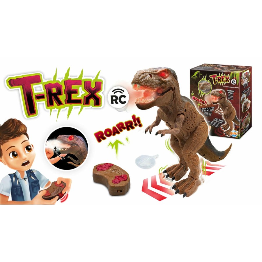 Buki France Τηλεκατευθυνόμενος Τυραννόσαυρος T-Rex με Εφέ Καπνού