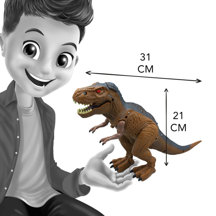 Buki France Τηλεκατευθυνόμενος Τυραννόσαυρος T-Rex με Εφέ Καπνού