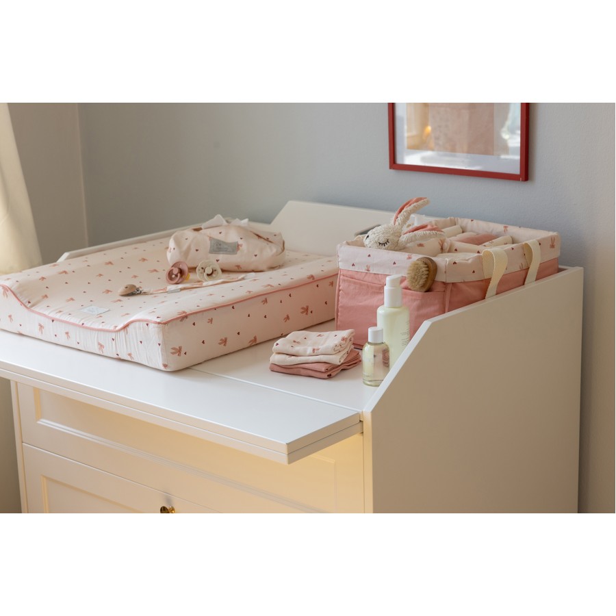 Μαξιλάρι Αλλαξιέρα Cam Cam Windflower Creme 63x49εκ.