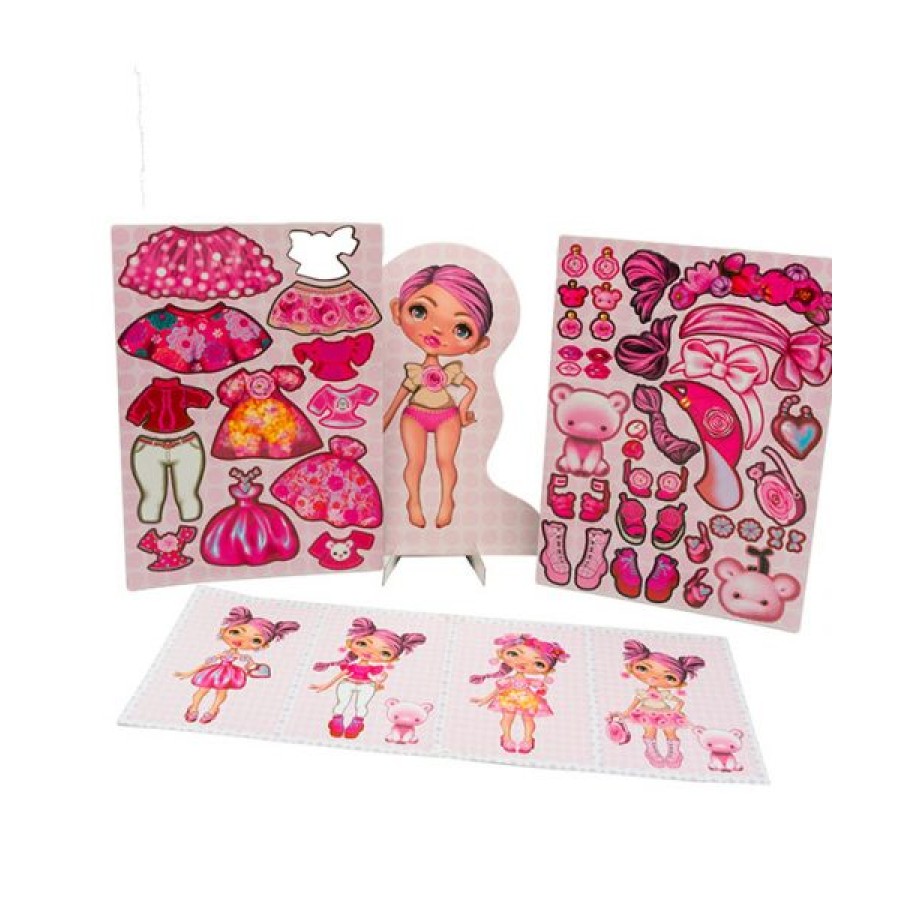 I ΑΜ Μαγνητικό Σετ Dress Up Doll σε 6 Σχέδια