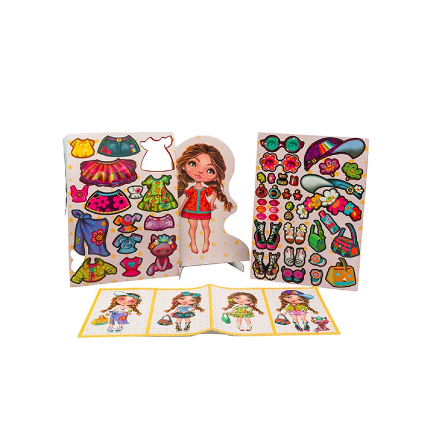 I ΑΜ Μαγνητικό Σετ Dress Up Doll σε 6 Σχέδια