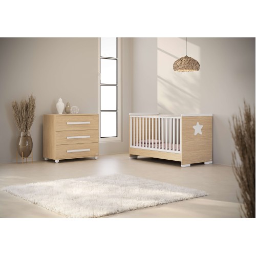 Casababy Βρεφικό Σετ Δωματίου Primo Κρεβάτι & Συρταριέρα