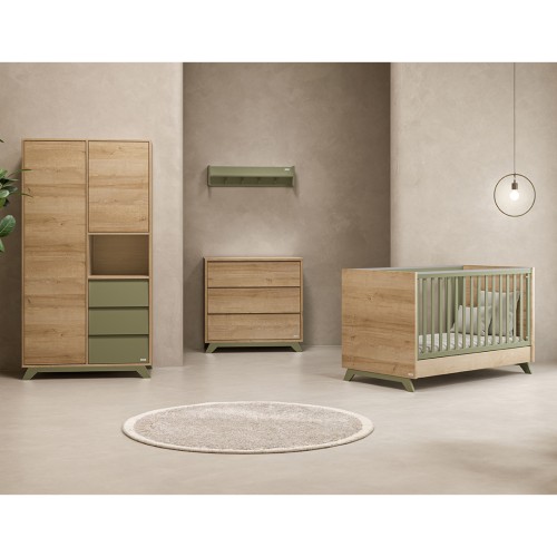Casababy Βρεφικό Σετ Δωματίου Rio Κρεβάτι, Σιφονιέρα & Ντουλάπα