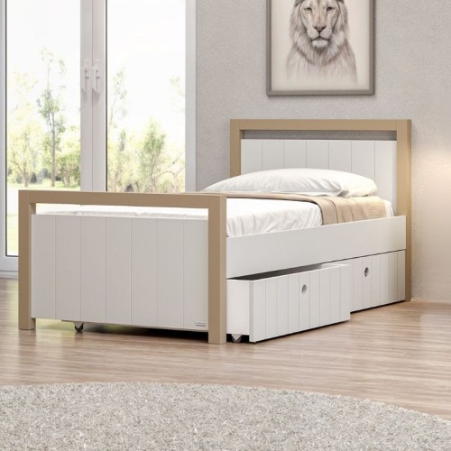 Casakids Icon Παιδικό Κρεβάτι Μονό για Στρώμα 90x190εκ. ή 90x200εκ.