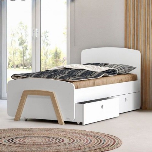 Casakids CIty Παιδικό Κρεβάτι Ημίδιπλο για Στρώμα 110x190εκ. ή 110x200εκ.