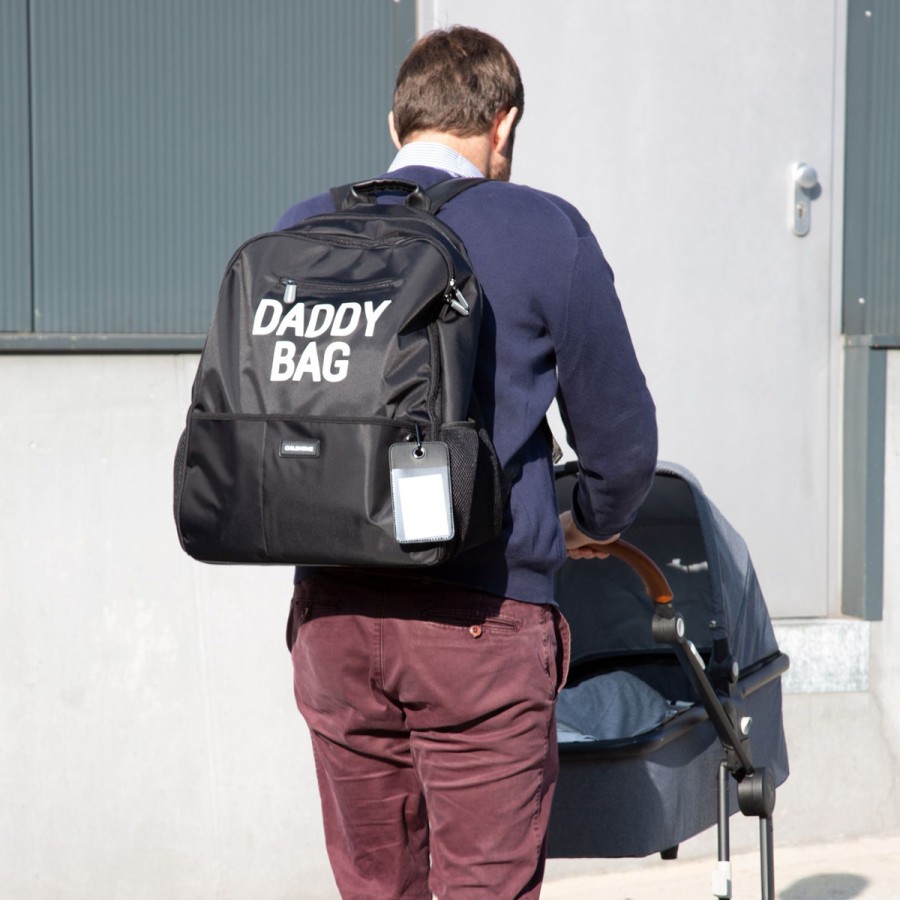 Childhome Σακκίδιο Πλάτης Αλλαγής Πάνας Daddy Bag Black