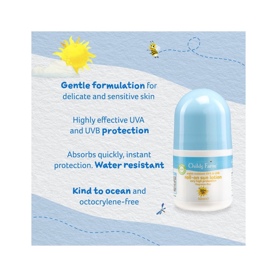 Child's Farm Βρεφικό & Παιδικό Αντιηλιακό 50+ SPF Sun Roll On 50ml