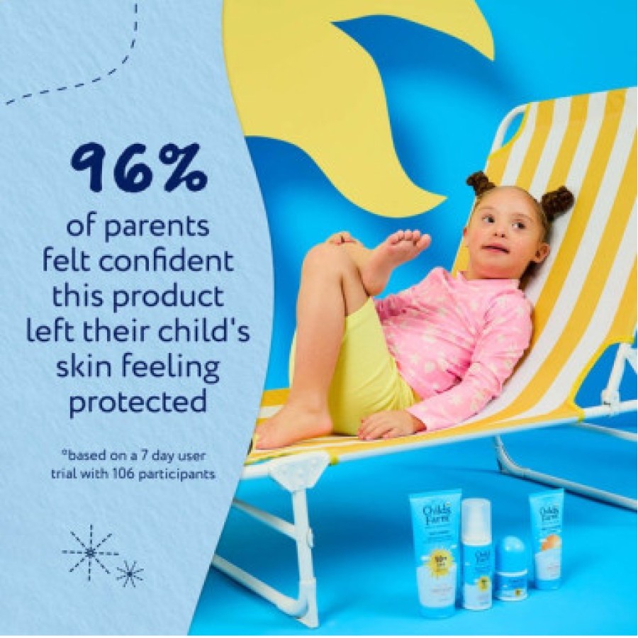 Βρεφικό & Παιδικό Αντιηλιακό Γαλάκτωμα SPF50+ Childs Farm Sun Cream Fragance-Free 100ml