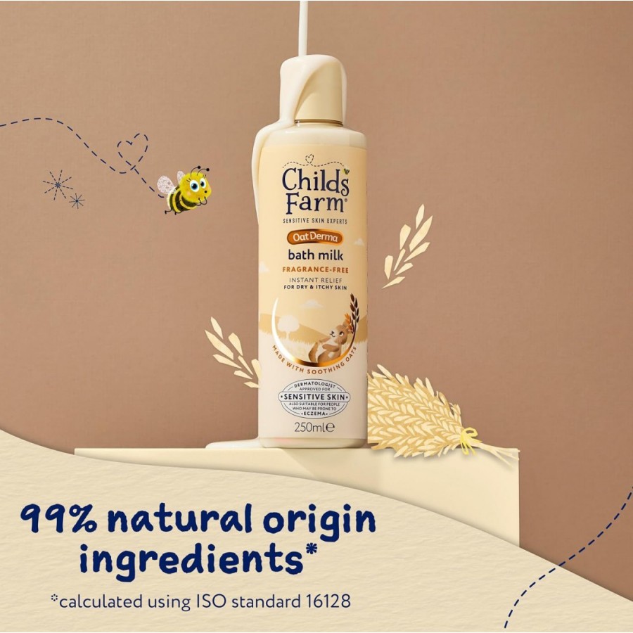 Βρεφικό - Παιδικό Childs Farm Oatderma Γαλάκτωμα Μπάνιου Fragance Free 250ml