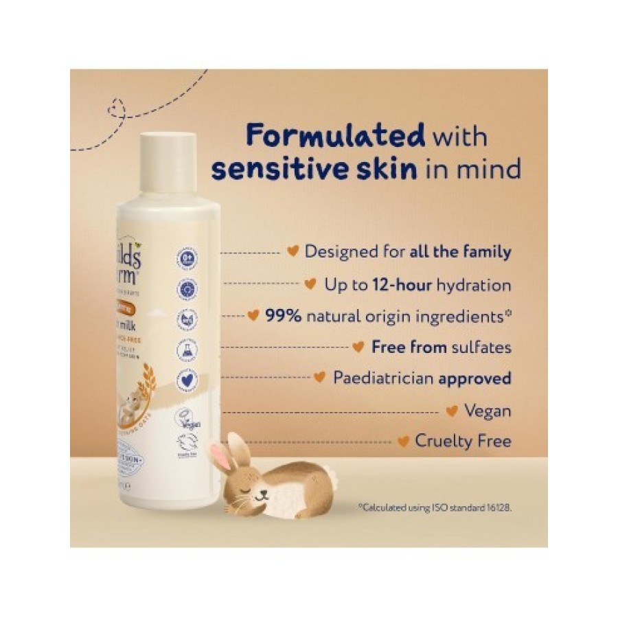 Βρεφικό - Παιδικό Childs Farm Oatderma Γαλάκτωμα Μπάνιου Fragance Free 250ml