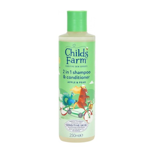 Childs Farm 2 Παιδικό Σαμπουάν & Conditioner 2 σε 1 Apple & Pear 250ml