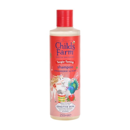 Childs Farm Παιδικό Σαμπουάν Tangle Taming 250ML Strawberry & Mint