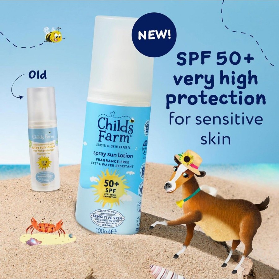 Child's Farm Βρεφικό & Παιδικό Αντιηλιακό SPF50+ Sun Spray Fragrance-Free 100ml