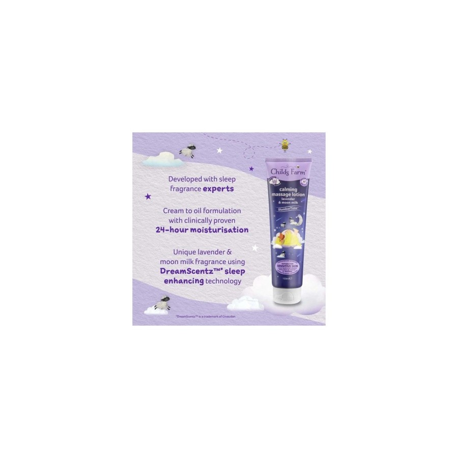 Childs Farm Βρεφική Χαλαρωτική Λοσιόν Calming Massage Lotion, Lavender & Moon Milk 150ml