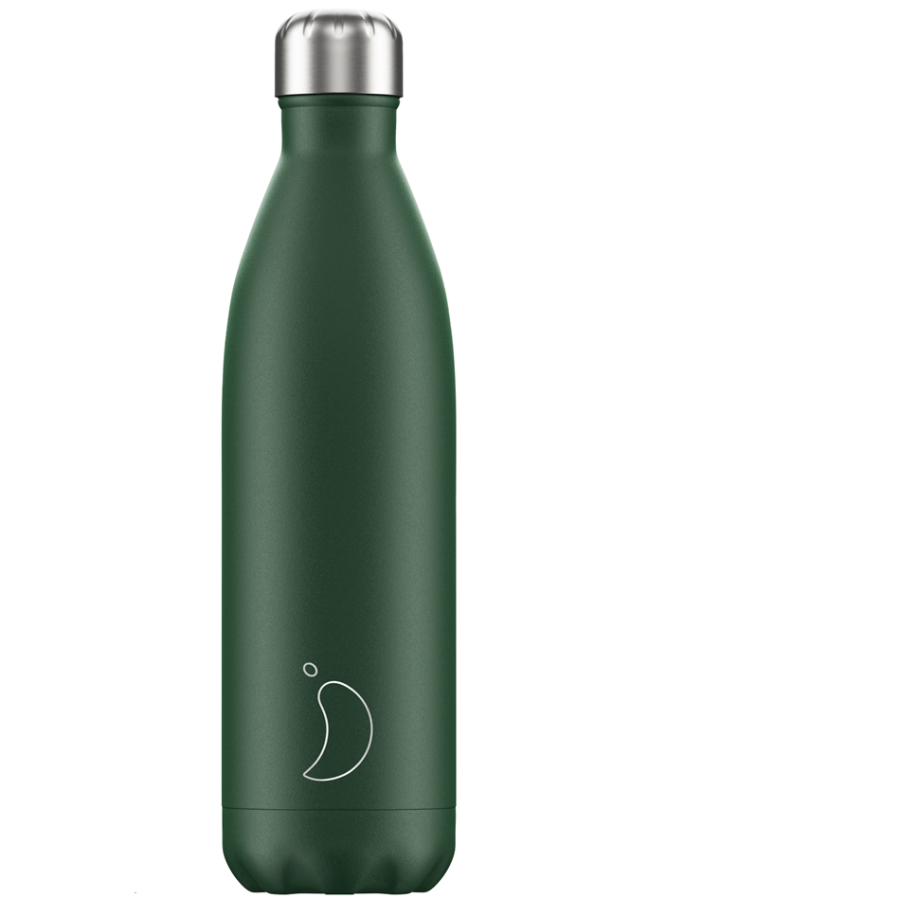 Ανοξείδωτος θερμός  Chillys  GREEN MATTE 750ML - 200408
