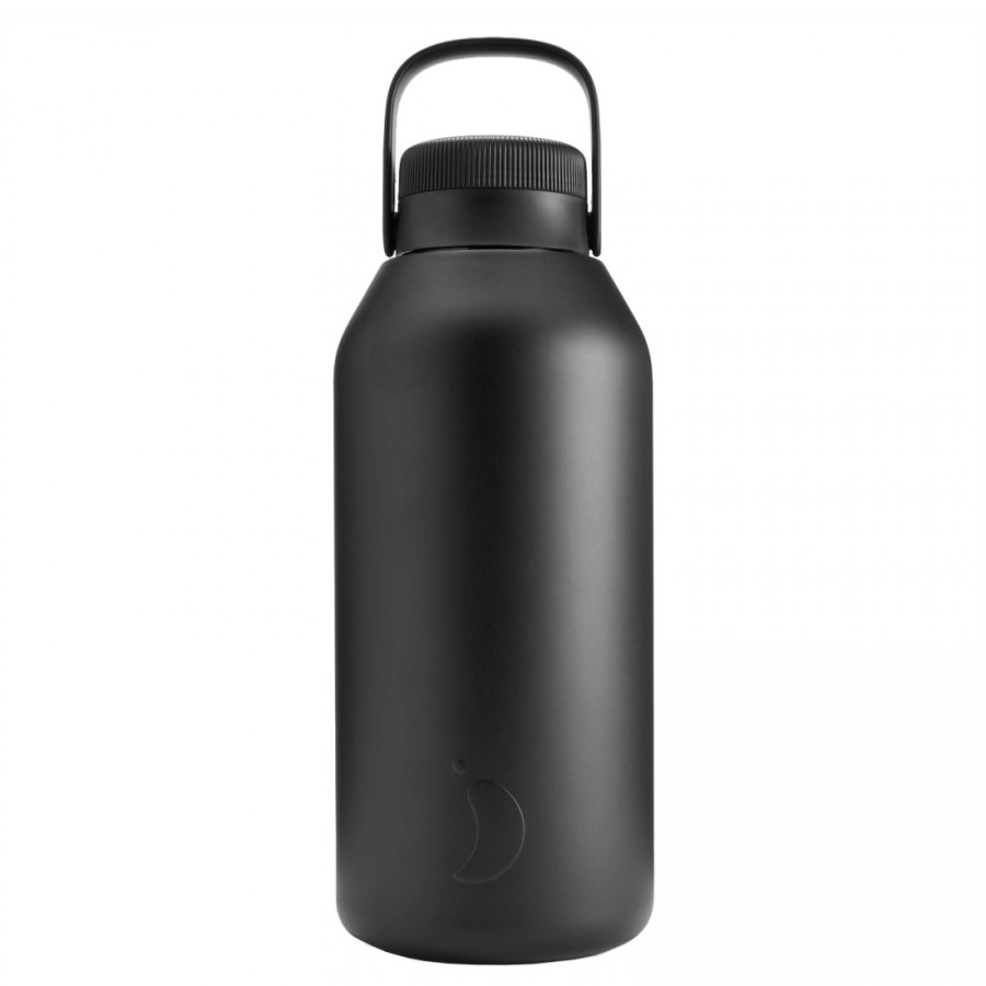 Chilly's Μεγάλο Μπουκάλι Θερμός Big Mouth Abyss Black 4L