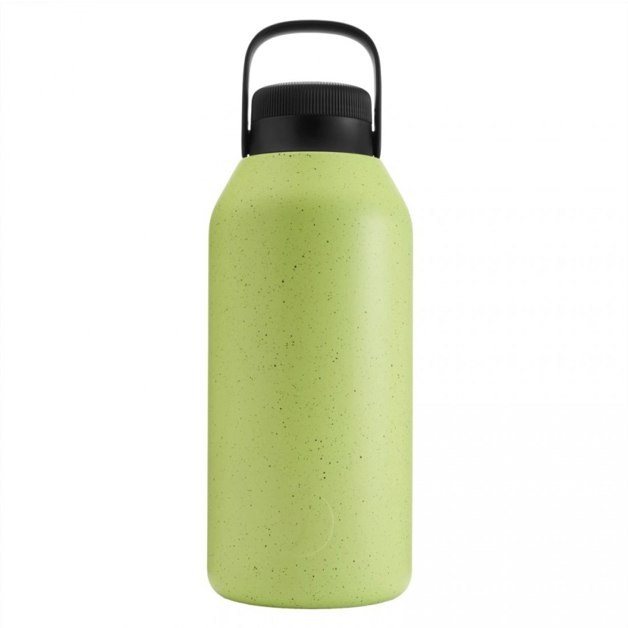 Chilly's Μεγάλο Μπουκάλι Θερμός Big Mouth Limelite Fleck 4L