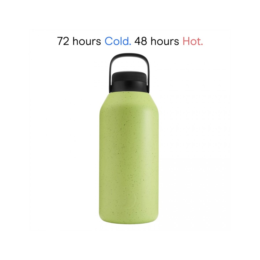 Chilly's Μεγάλο Μπουκάλι Θερμός Big Mouth Limelite Fleck 4L