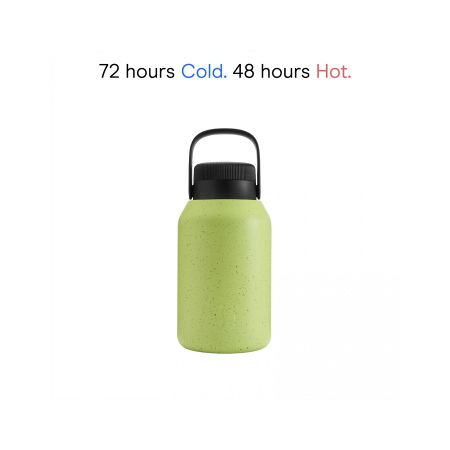 Chilly's Μεγάλο Μπουκάλι Θερμός Big Mouth Limelite Fleck 2L
