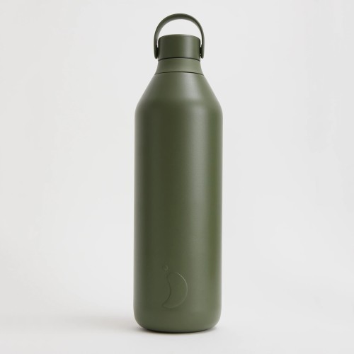 Chilly's Ανοξείδωτο Μπουκάλι Θερμός Series 3 Cargo Green 1000ml
