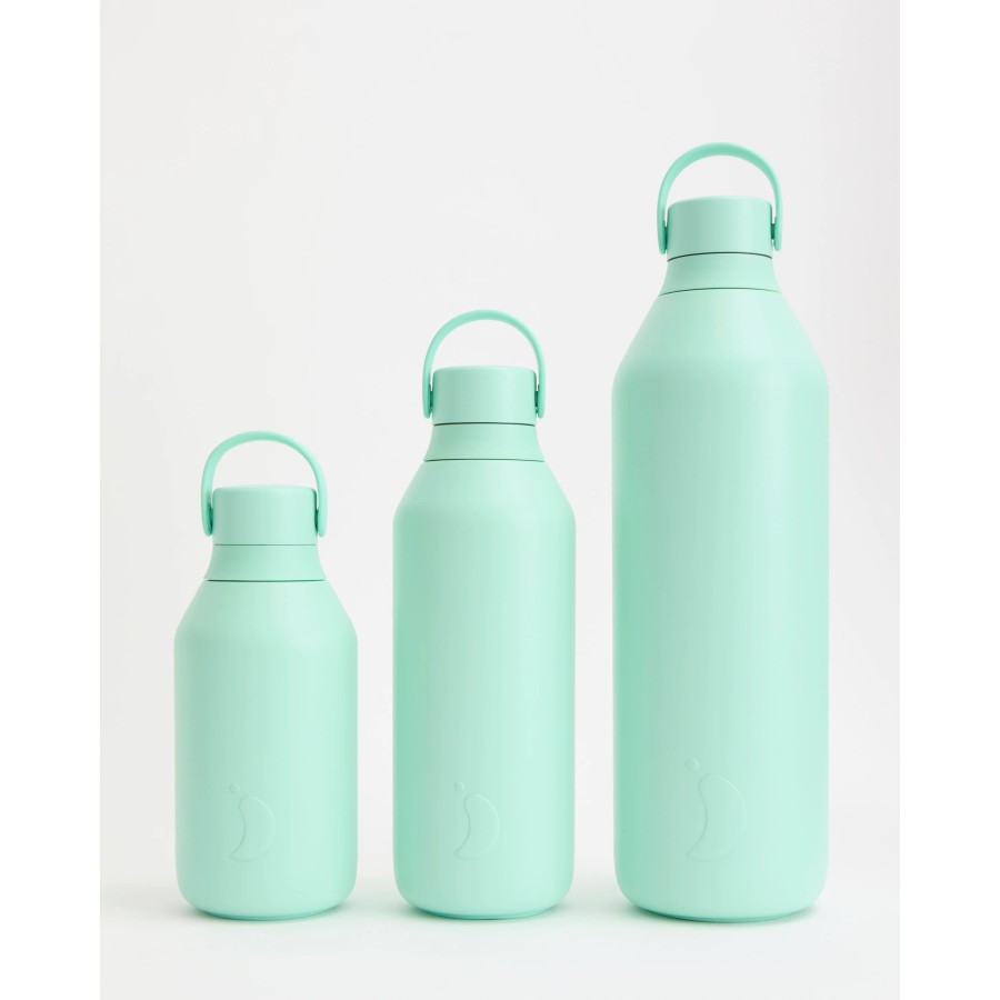 Chilly's Ανοξείδωτο Μπουκάλι Θερμός Series 3 Opal Green 1000ml