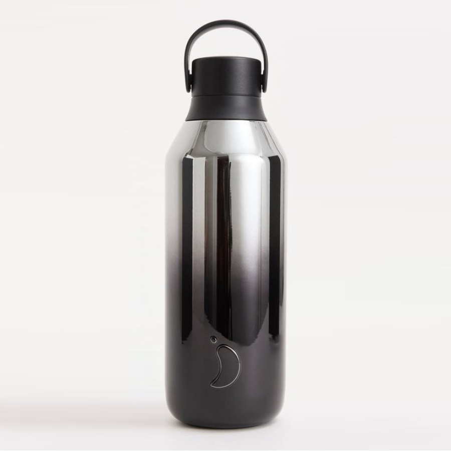 Chilly's Ανοξείδωτο Μπουκάλι Θερμός Series 3 Hyperchrome Hyper Onyx 500ml