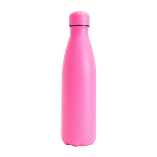 Chilly's Original Μπουκάλι Θερμός Fluro Pink 500ml