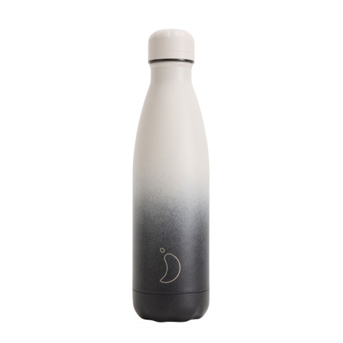 Chilly's Original Μπουκάλι Θερμός Gradient Black Pebble 500ml