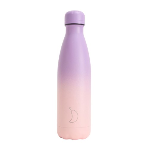 Chilly's Original Μπουκάλι Θερμός Gradient Peach Purple 500ml