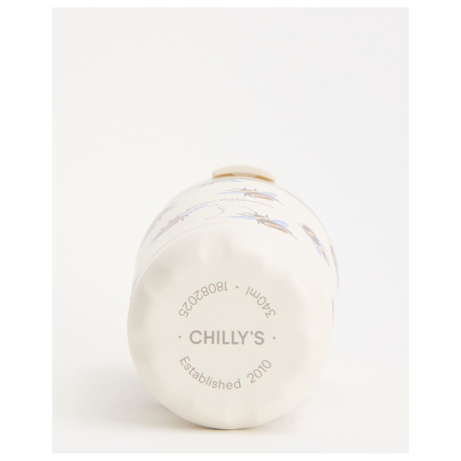 Chilly's Ποτήρι Θερμός Coffee Cup Original Emma Bridgewater Bumblebee Blue Wing 340ml