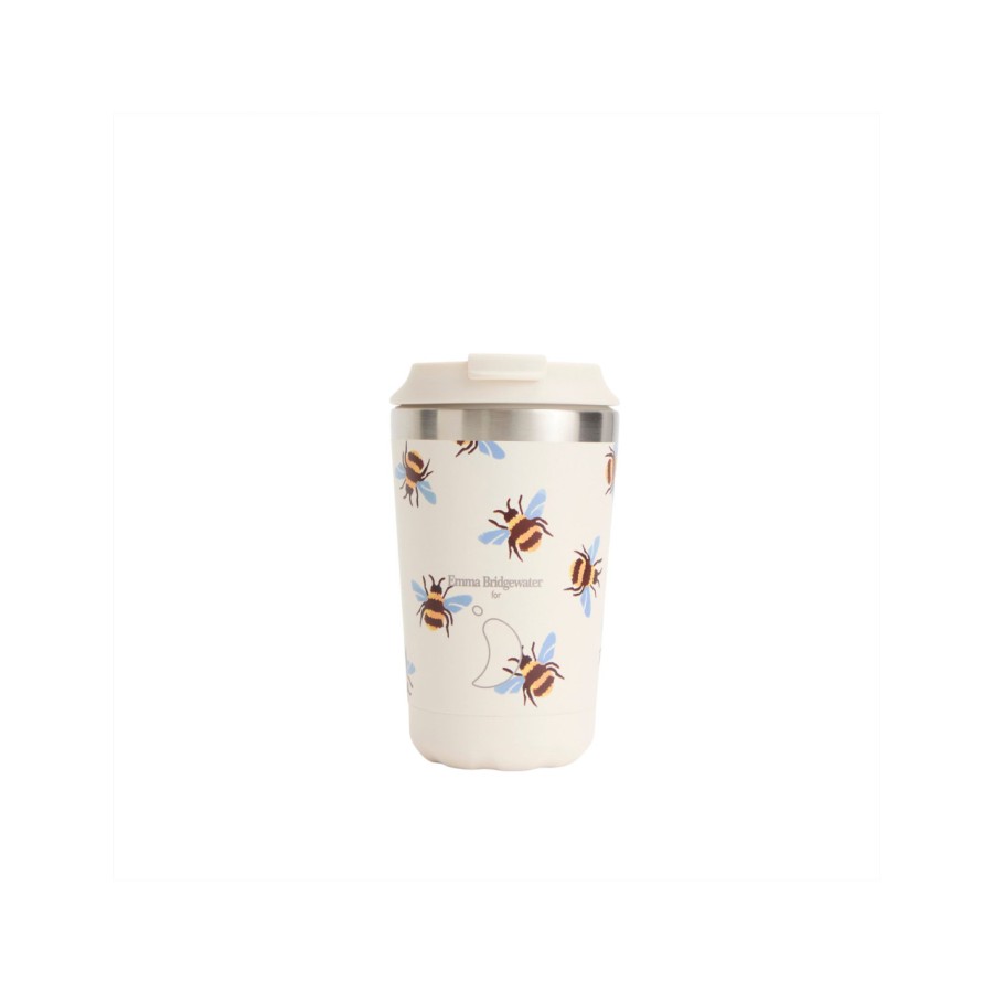 Chilly's Ποτήρι Θερμός Coffee Cup Original Emma Bridgewater Bumblebee Blue Wing 340ml