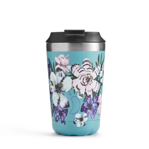 Chilly's Ποτήρι Θερμός Coffee Cup Original Floral Feathered Florals 340ml