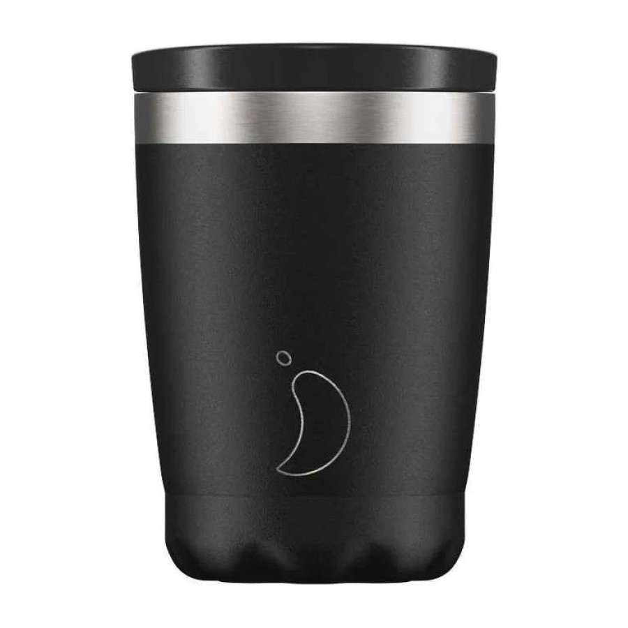 Chillys Ανοξείδωτο Ισοθερμικό Ποτήρι Καφέ COFFEE CUP BLACK 200907- 340ml