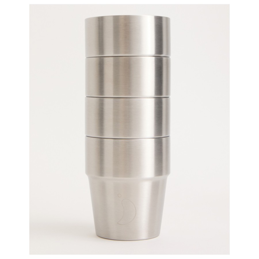 Chilly's Σετ Ανοξείδωτα Ποτηράκια Stackable Cups 4τμχ.