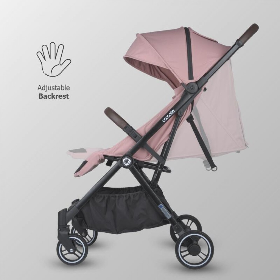 Αυτόματο Αναδιπλούμενο Καρότσι Sport Stroller Coccolle Smart Baby Melia Blush Rose