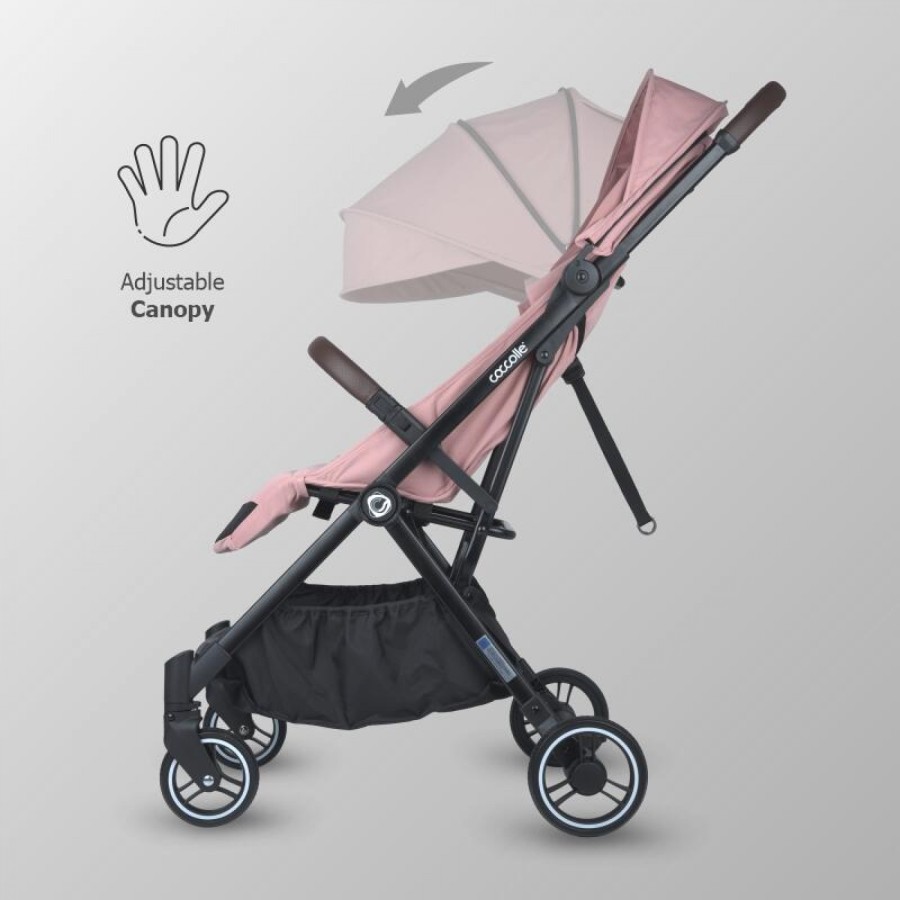 Αυτόματο Αναδιπλούμενο Καρότσι Sport Stroller Coccolle Smart Baby Melia Blush Rose