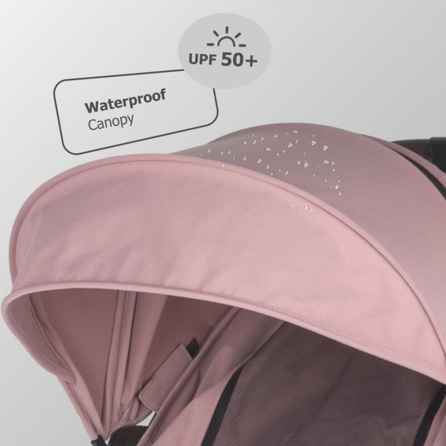 Αυτόματο Αναδιπλούμενο Καρότσι Sport Stroller Coccolle Smart Baby Melia Blush Rose