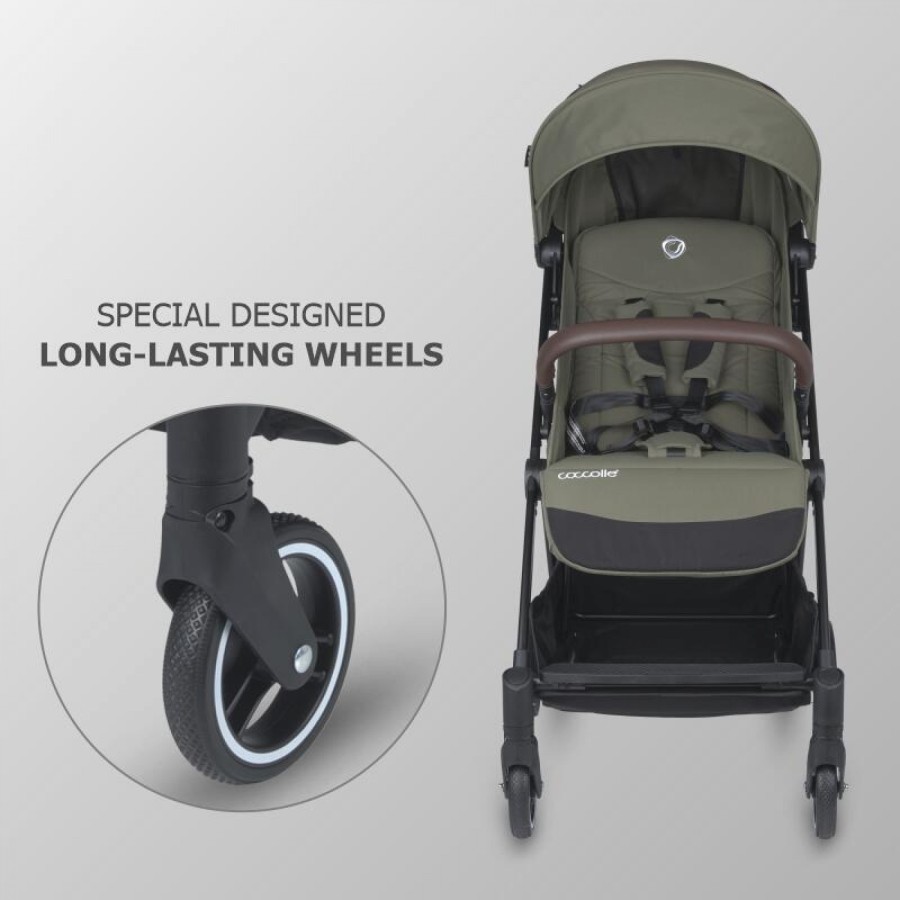Αυτόματο Αναδιπλούμενο Καρότσι Sport Stroller Coccolle Smart Baby Melia Sage Shadow