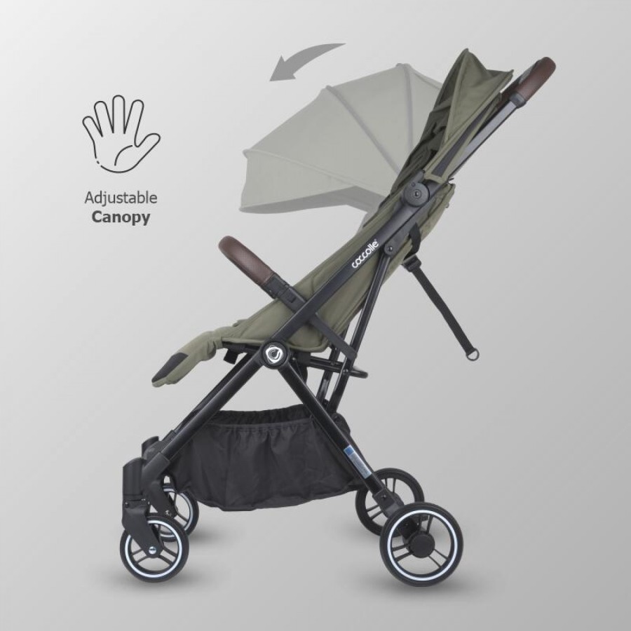 Αυτόματο Αναδιπλούμενο Καρότσι Sport Stroller Coccolle Smart Baby Melia Sage Shadow