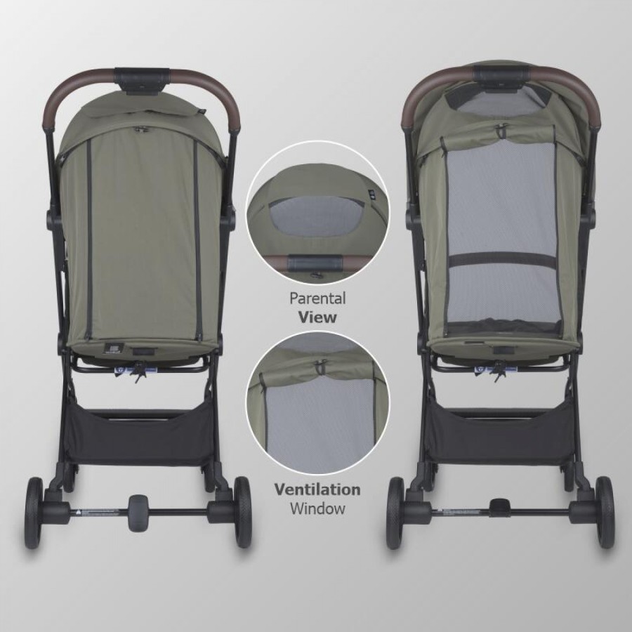 Αυτόματο Αναδιπλούμενο Καρότσι Sport Stroller Coccolle Smart Baby Melia Sage Shadow
