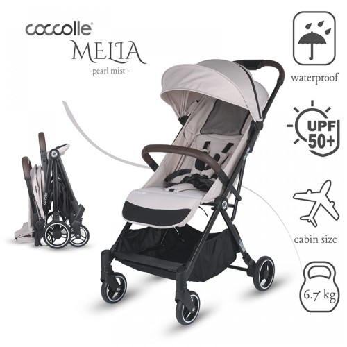 Αυτόματο Αναδιπλούμενο Καρότσι Sport Stroller Coccolle Smart Baby Melia Pearl Mist