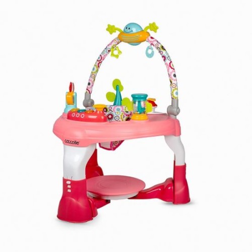 Coccolle Smart Baby TasyGo Βρεφικό Κέντρο Δραστηριοτήτων 2 σε 1 Blush Pink