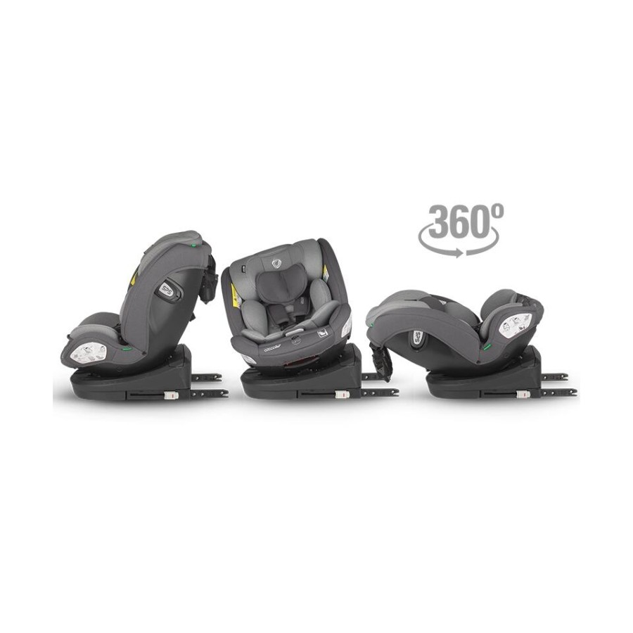 Coccolle Smart Baby Κάθισμα Αυτοκινήτου i-Size, isofix 40-150cm 360° Nyota Diamond Black 0-36kg