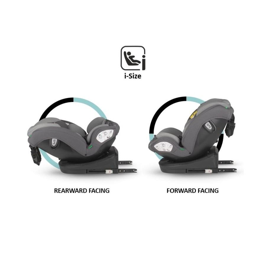 Coccolle Smart Baby Κάθισμα Αυτοκινήτου i-Size, isofix 40-150cm 360° Nyota Diamond Black 0-36kg