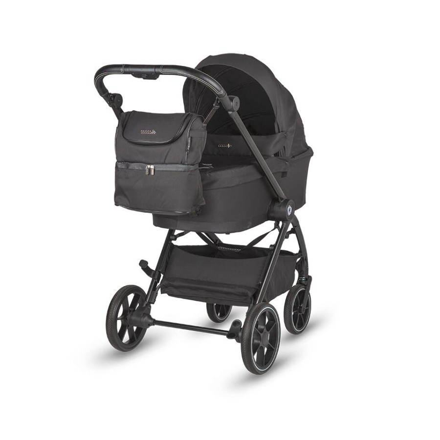 Coccolle Smart Baby Πολυκαρότσι 2 Σε 1 Serry Jet Black