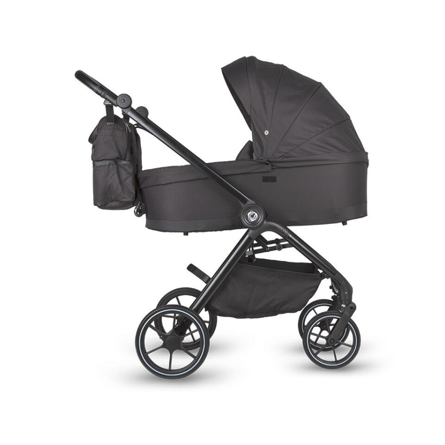 Coccolle Smart Baby Πολυκαρότσι 2 Σε 1 Serry Jet Black