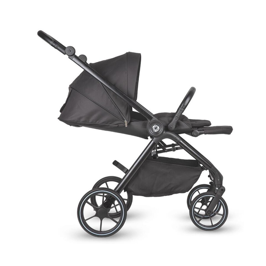 Coccolle Smart Baby Πολυκαρότσι 2 Σε 1 Serry Jet Black